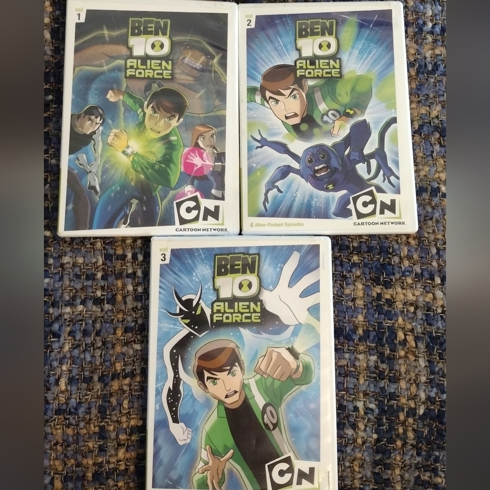 3 volume DVD bundle - Ben 10 Alien Force